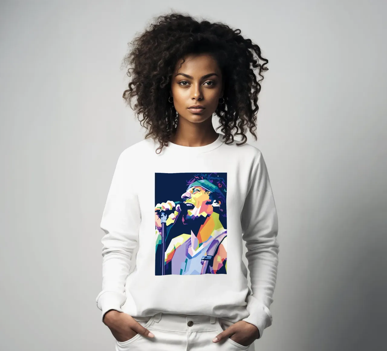Bruce Springsteen WPAP sweatshirt van Alkahfsmart