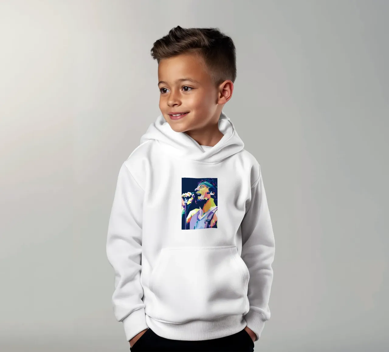 Bruce Springsteen WPAP felpa bambino con cappuccio da Alkahfsmart