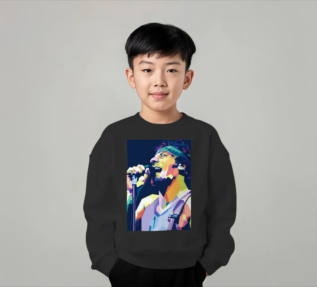 Bruce Springsteen WPAP felpa bambino da Alkahfsmart