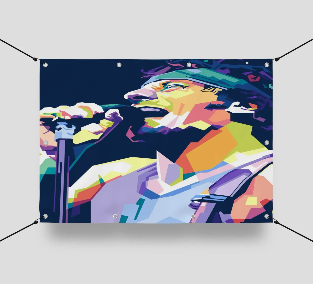 Bruce Springsteen WPAP telo in pvc da Alkahfsmart