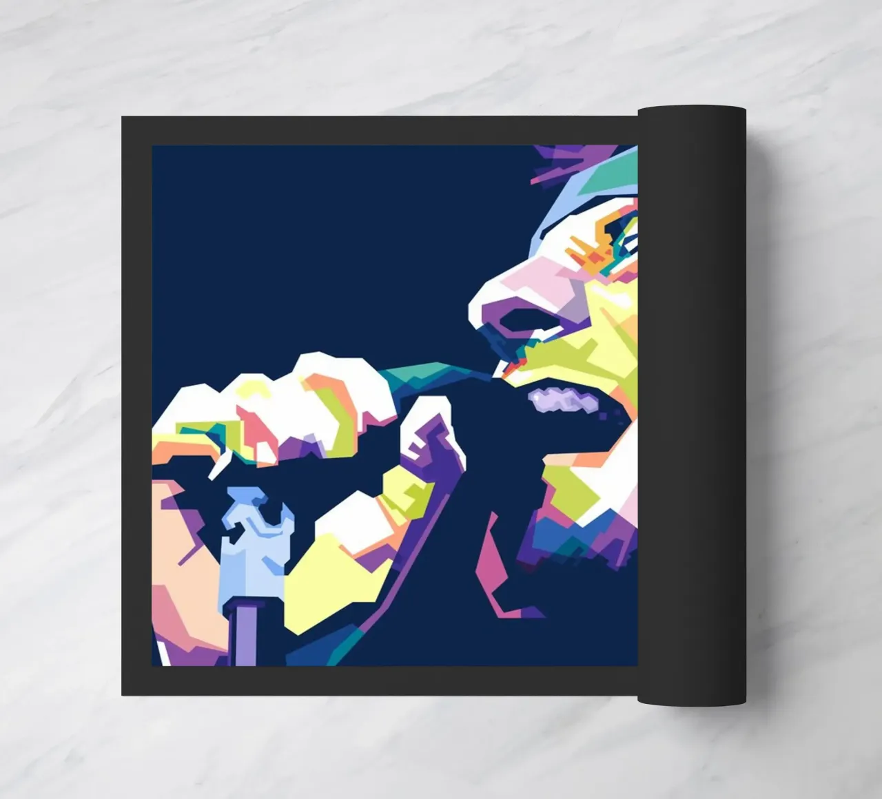 Bruce Springsteen WPAP deurmat van Alkahfsmart