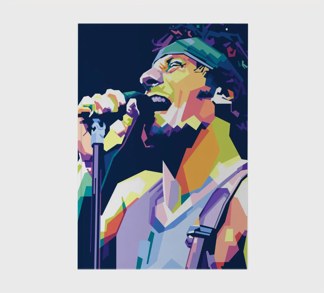 Bruce Springsteen WPAP notebook by Alkahfsmart