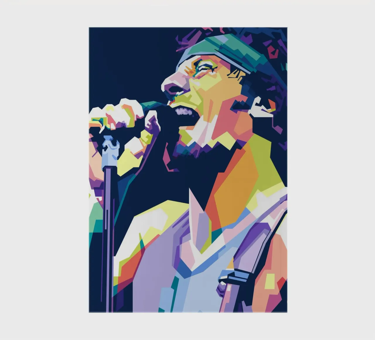 Bruce Springsteen WPAP notebook by Alkahfsmart