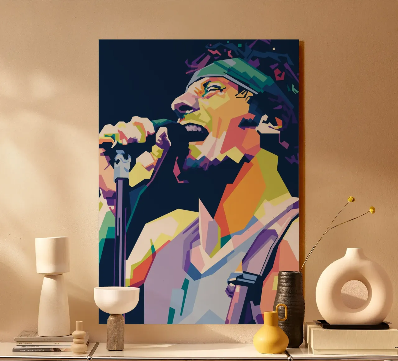 Bruce Springsteen WPAP plexiglass da Alkahfsmart