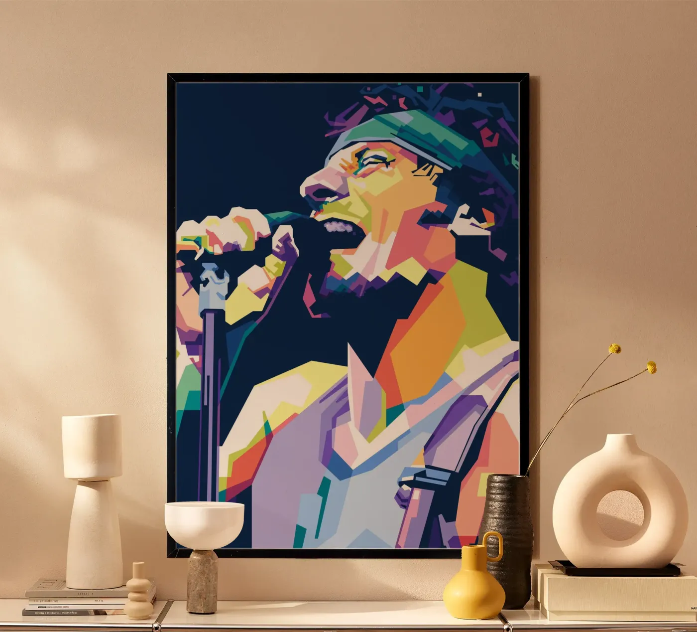 Bruce Springsteen WPAP poster da Alkahfsmart