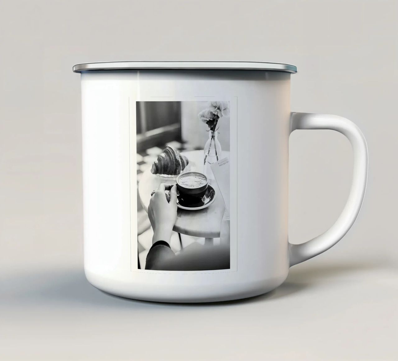 Pomeriggio tazza in smalto da Allaire