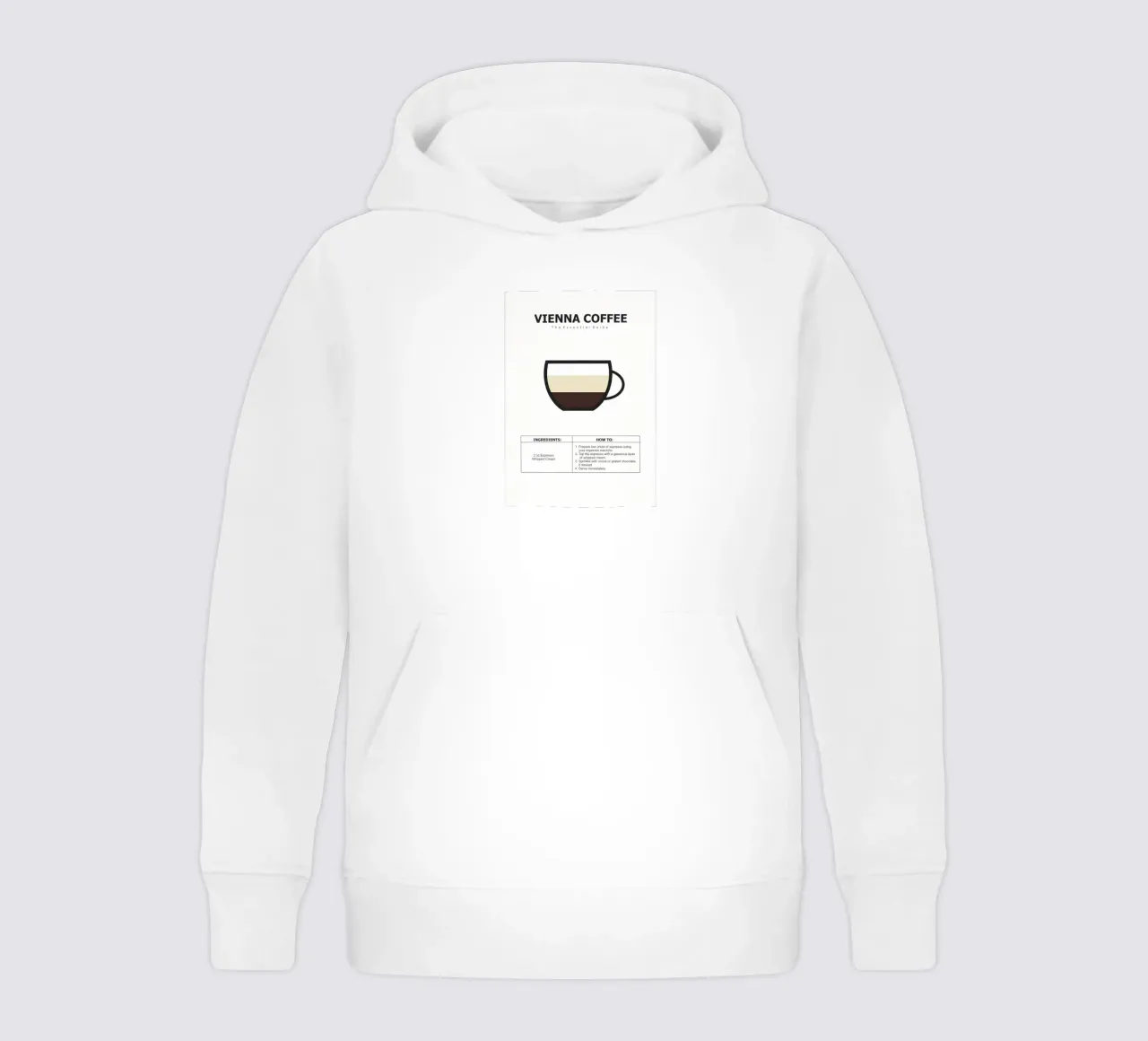 30 coffee guide kids hoodie by Eames