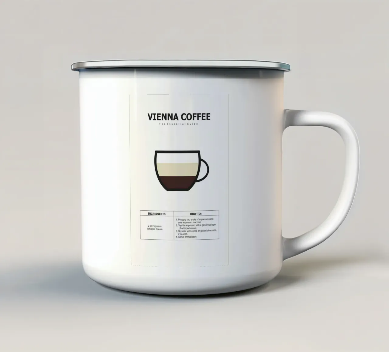 30 Guida al caffè tazza in smalto da Eames