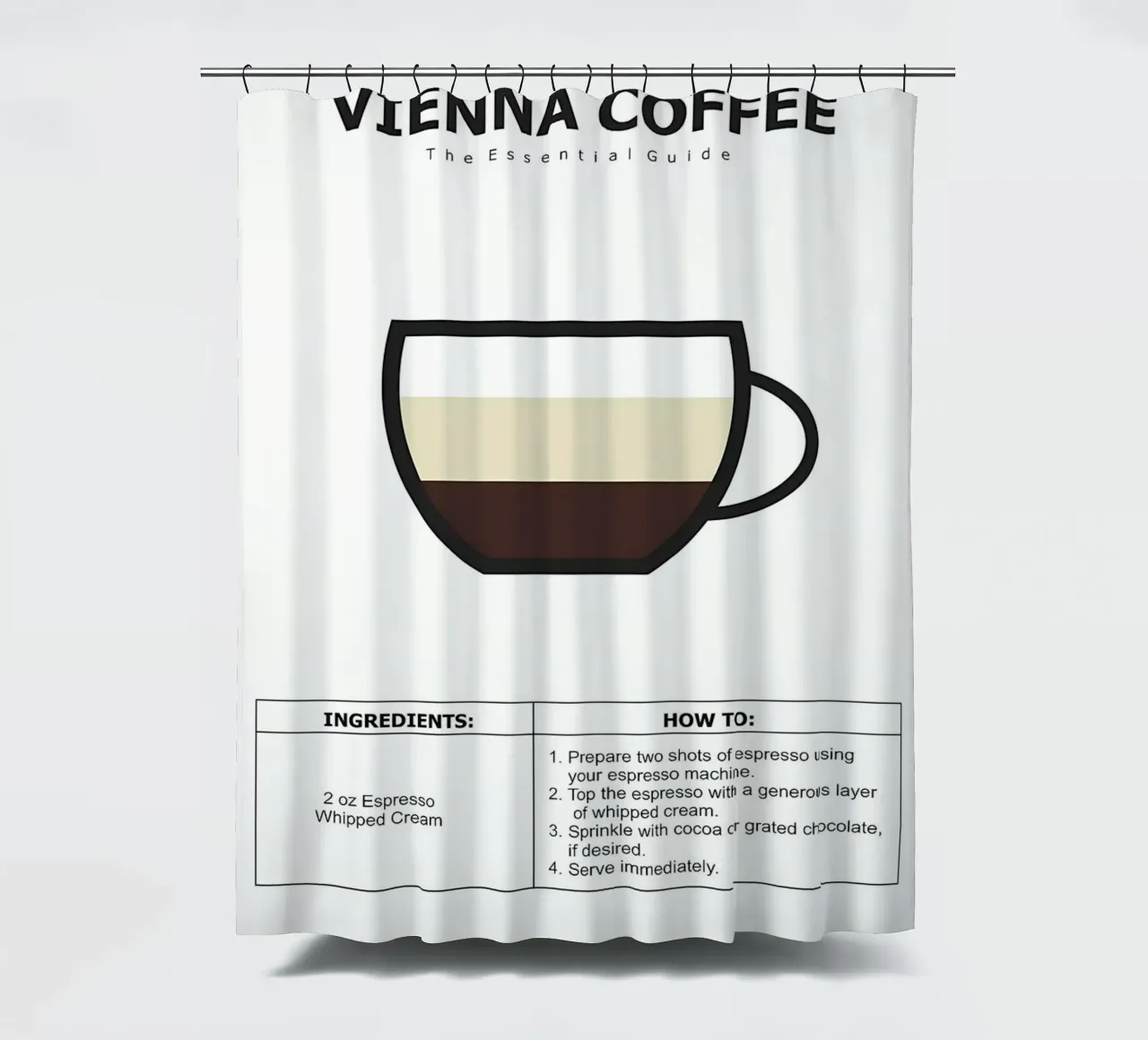 30 koffiegids douchegordijn van Eames