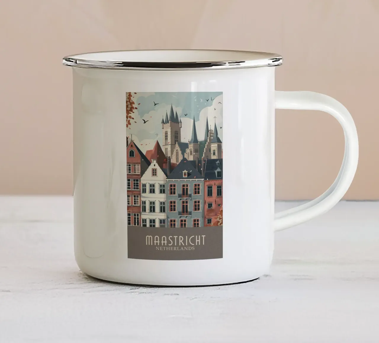maastricht  city Netherlands tazza in smalto da Travelstudio