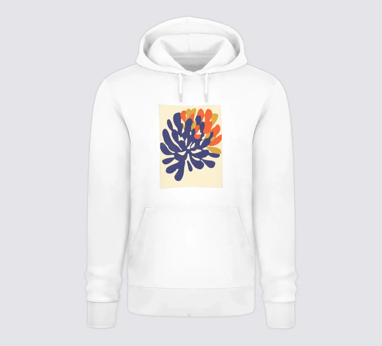 Floreale chic e minimalista felpa con cappuccio da Carinaprint