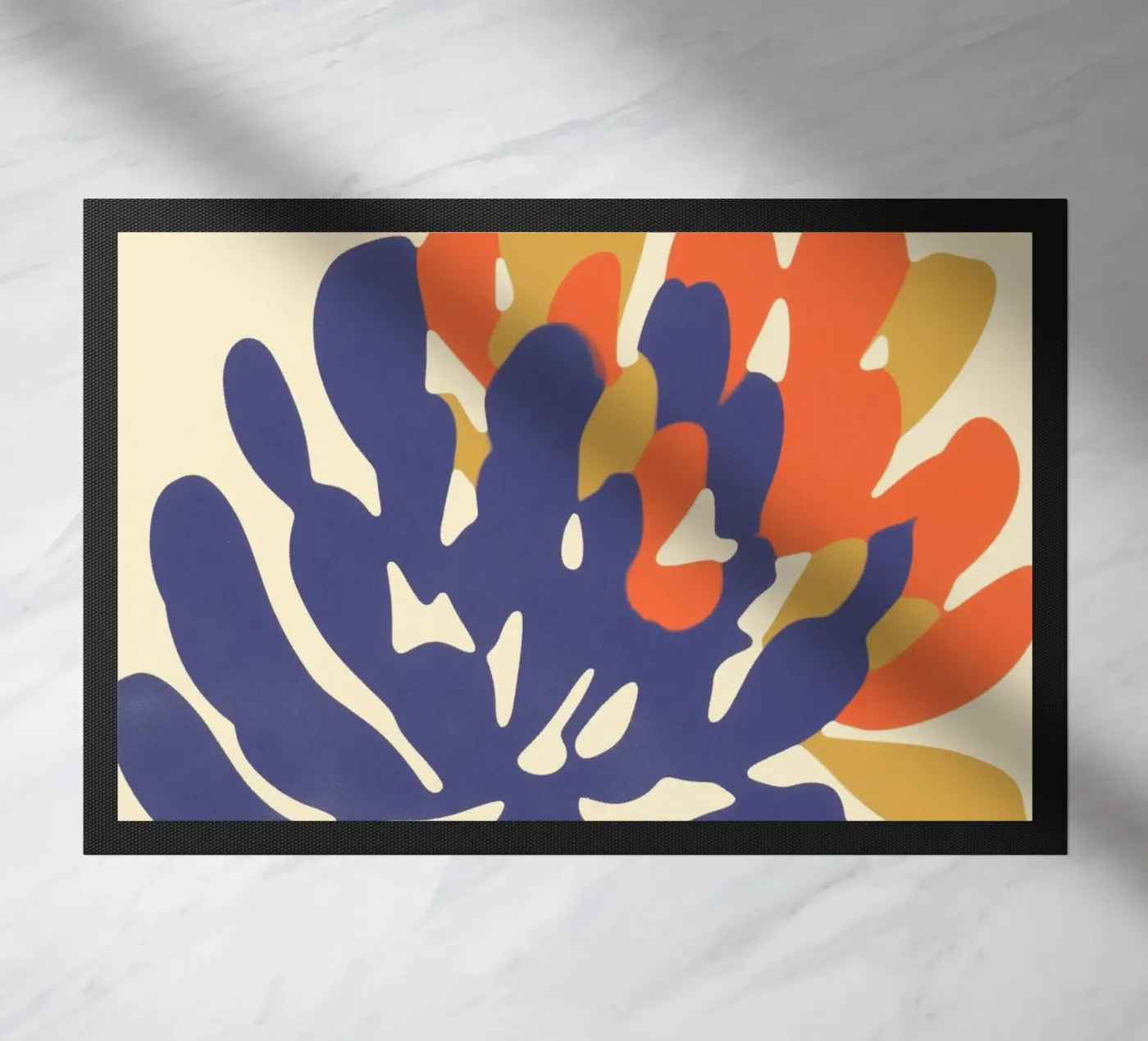 Floreale chic e minimalista zerbino da Carinaprint