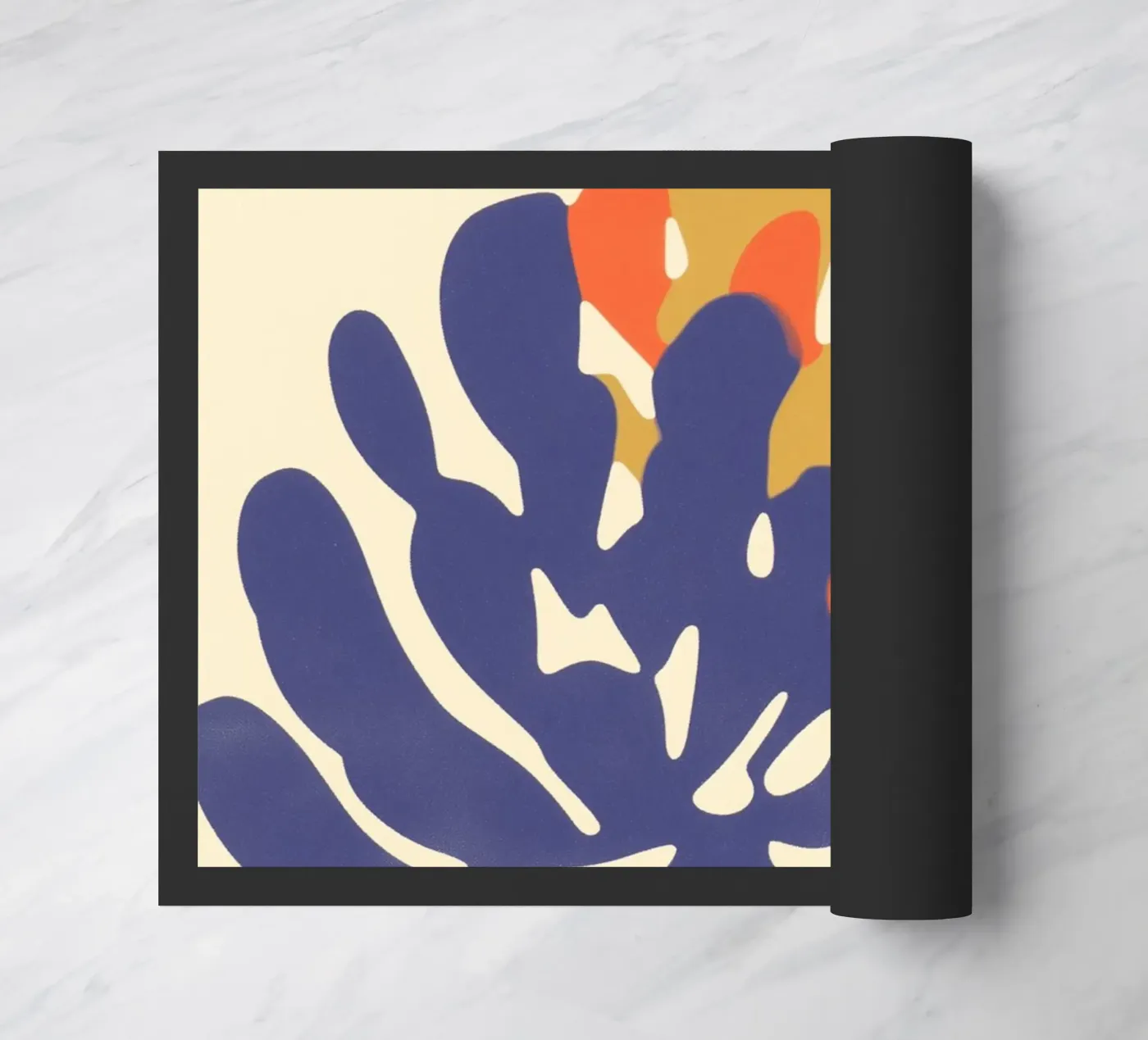 Floreale chic e minimalista zerbino da Carinaprint