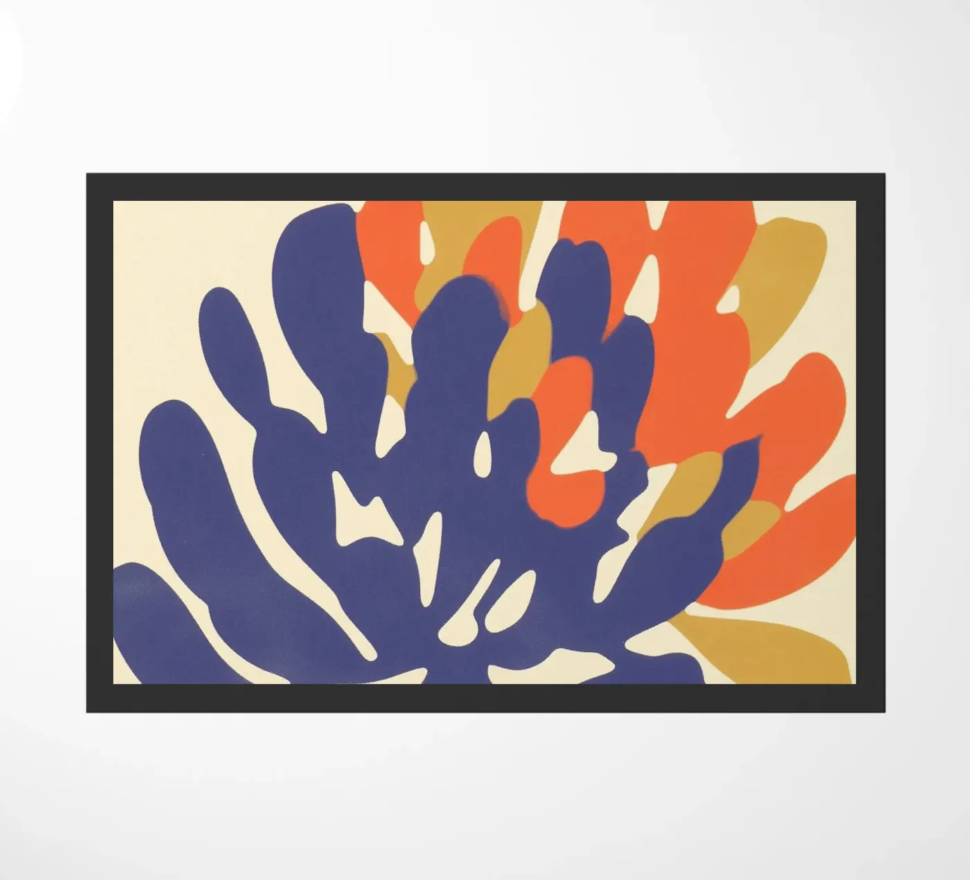 Floreale chic e minimalista zerbino da Carinaprint