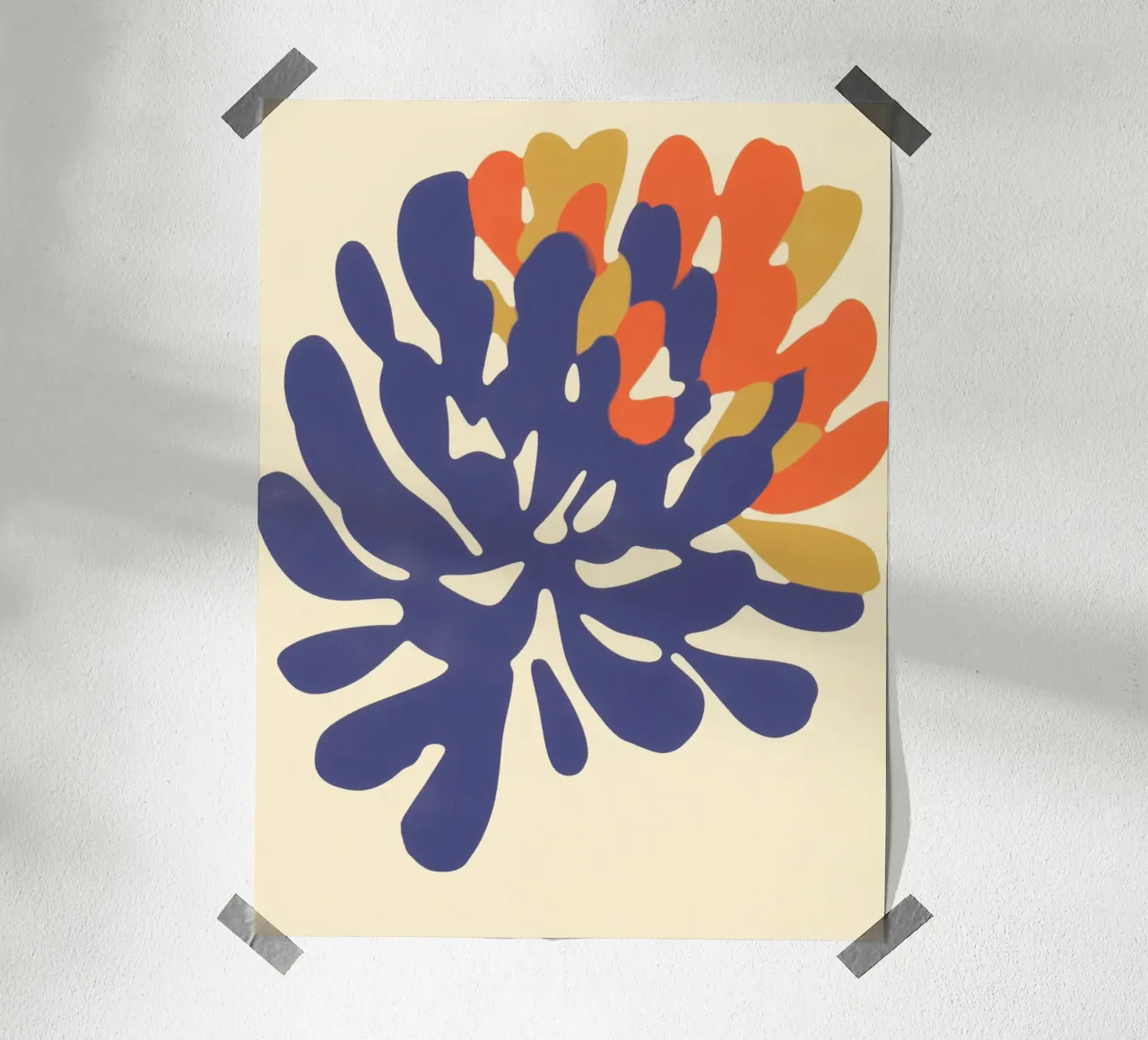 Floreale chic e minimalista poster da Carinaprint