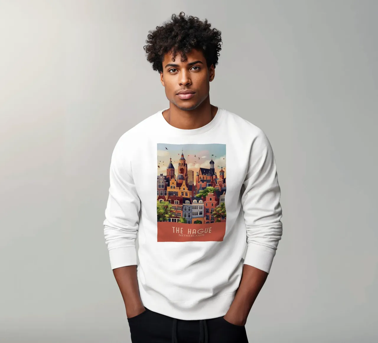 The Hague city Netherlands felpa da Travelstudio