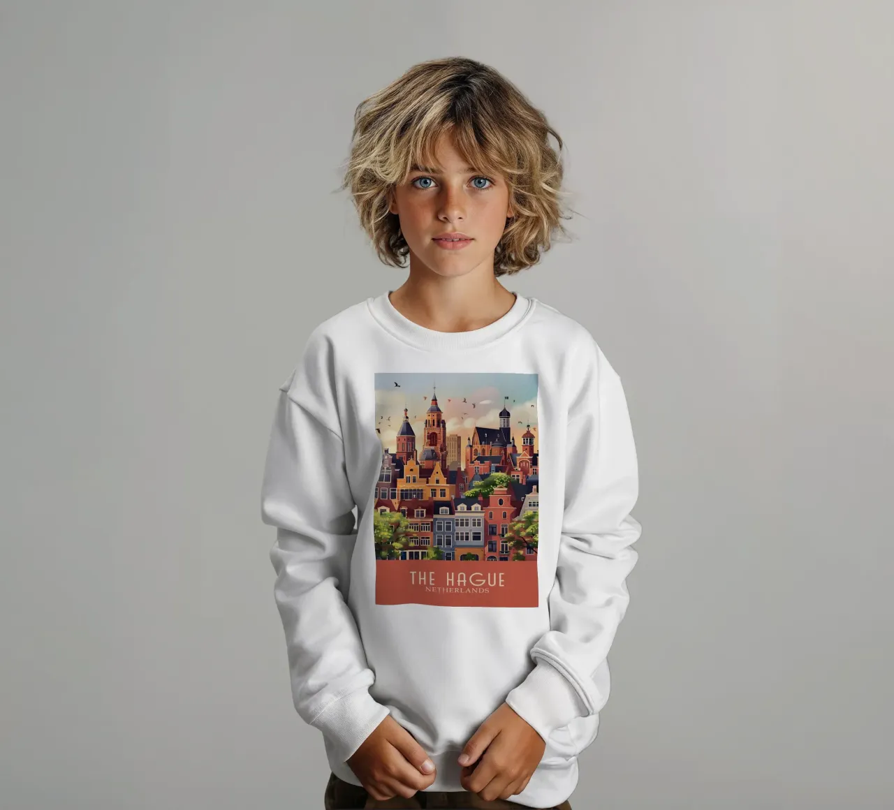 The Hague city Netherlands felpa bambino da Travelstudio