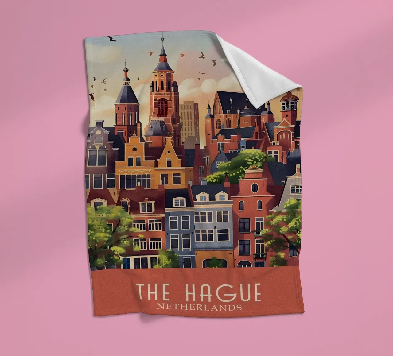The Hague city Netherlands coperta in pile da Travelstudio