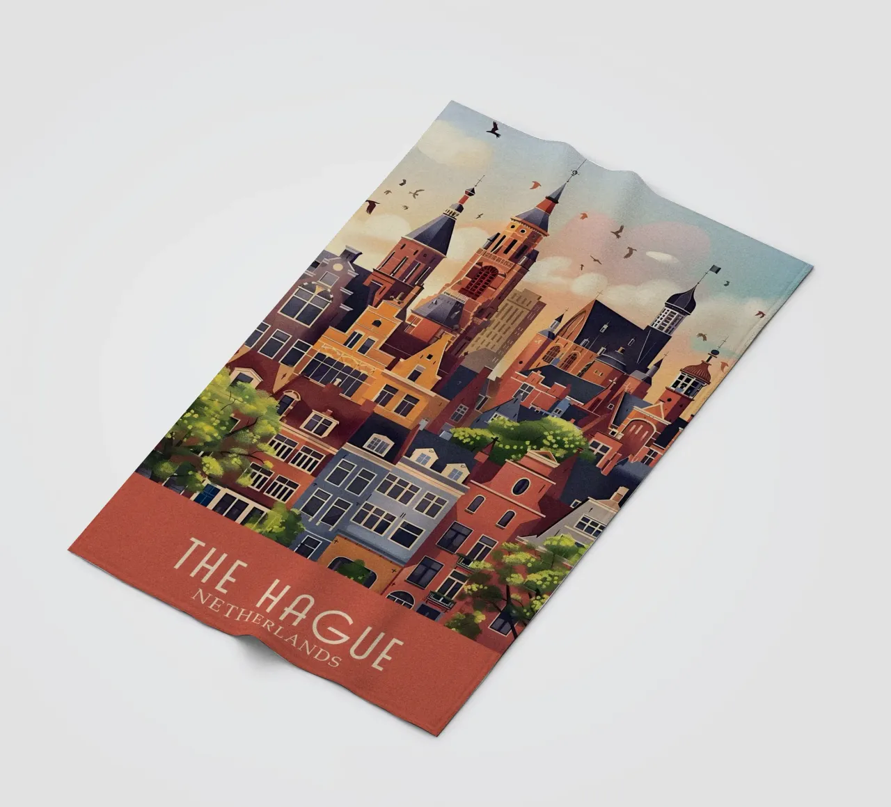 The Hague city Netherlands coperta in pile da Travelstudio