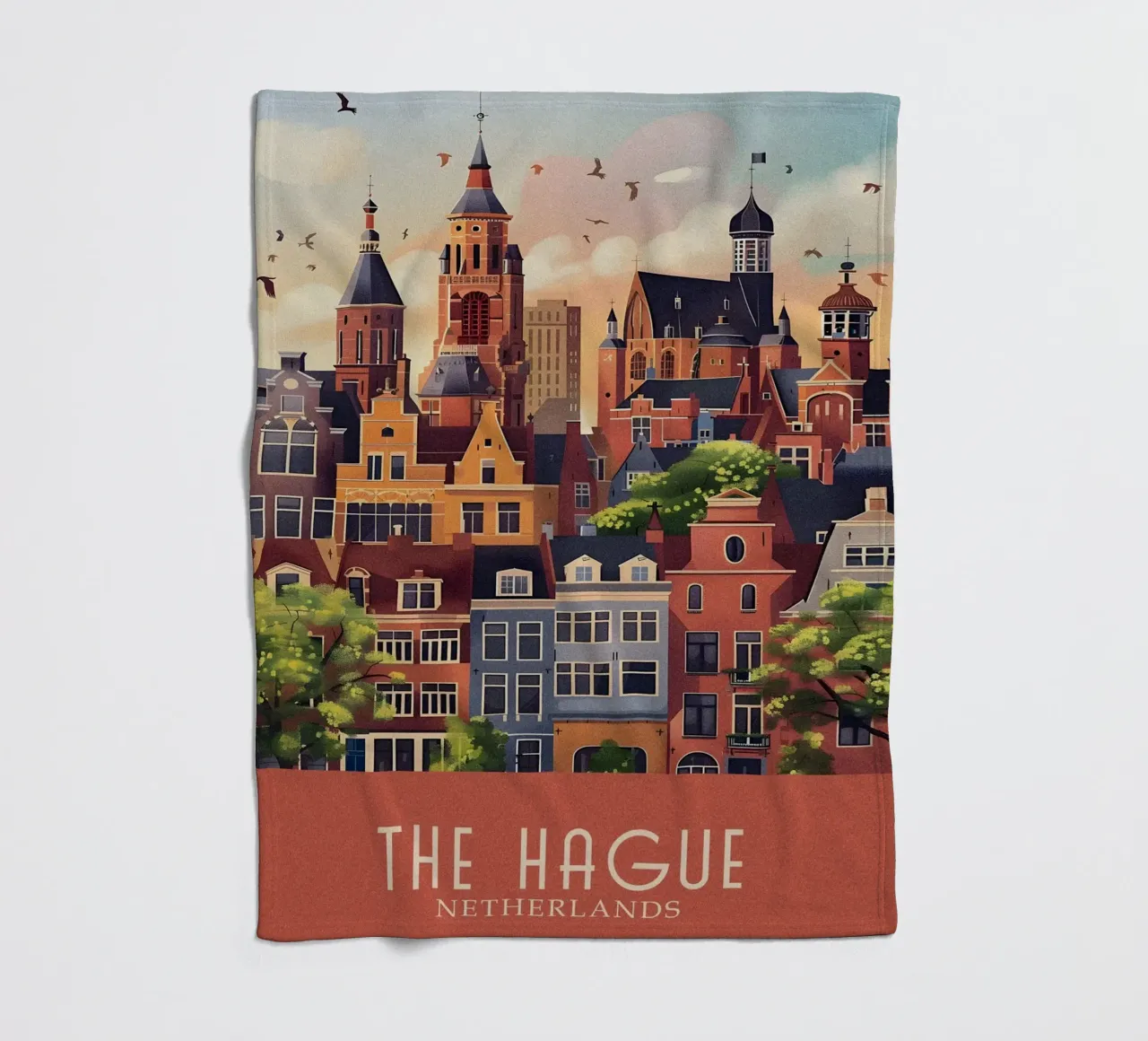 The Hague city Netherlands coperta in pile da Travelstudio