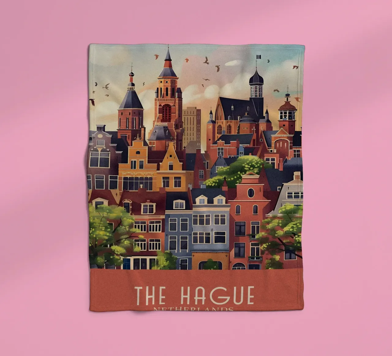 The Hague city Netherlands coperta in pile da Travelstudio