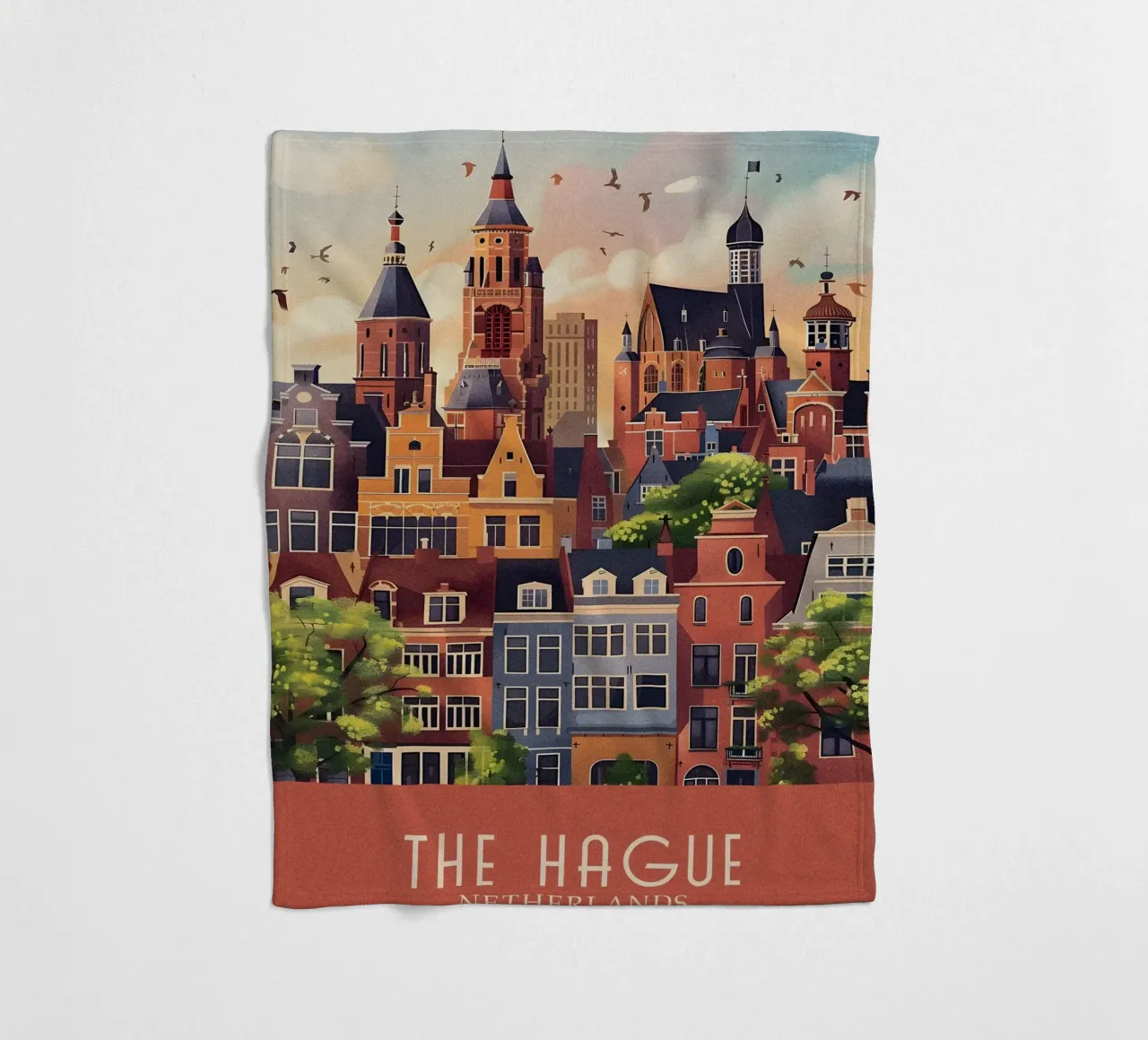 The Hague city Netherlands coperta in pile da Travelstudio