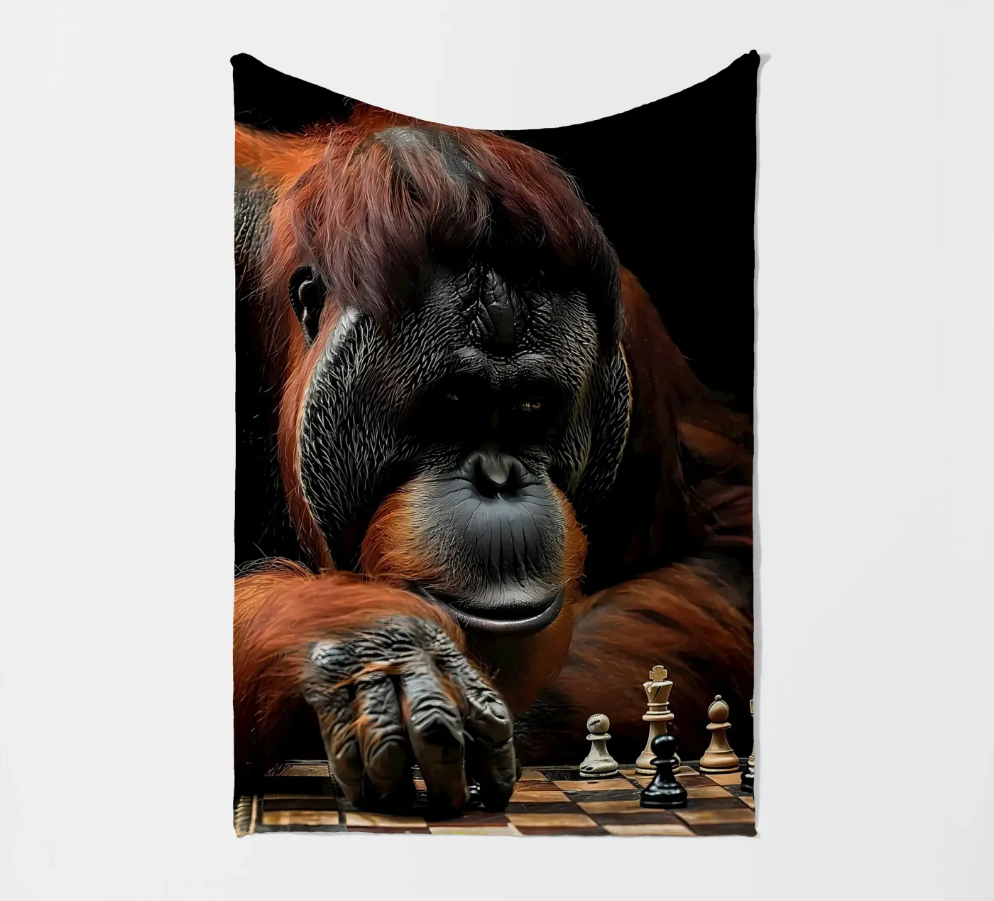 Checkmate fleece blanket by Stylianos