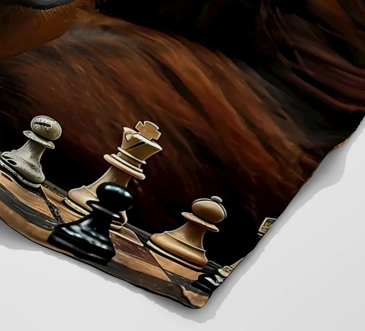 Checkmate fleece blanket by Stylianos