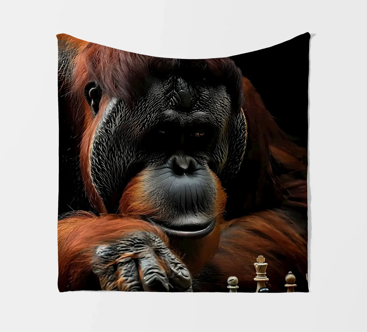 Checkmate fleece blanket by Stylianos