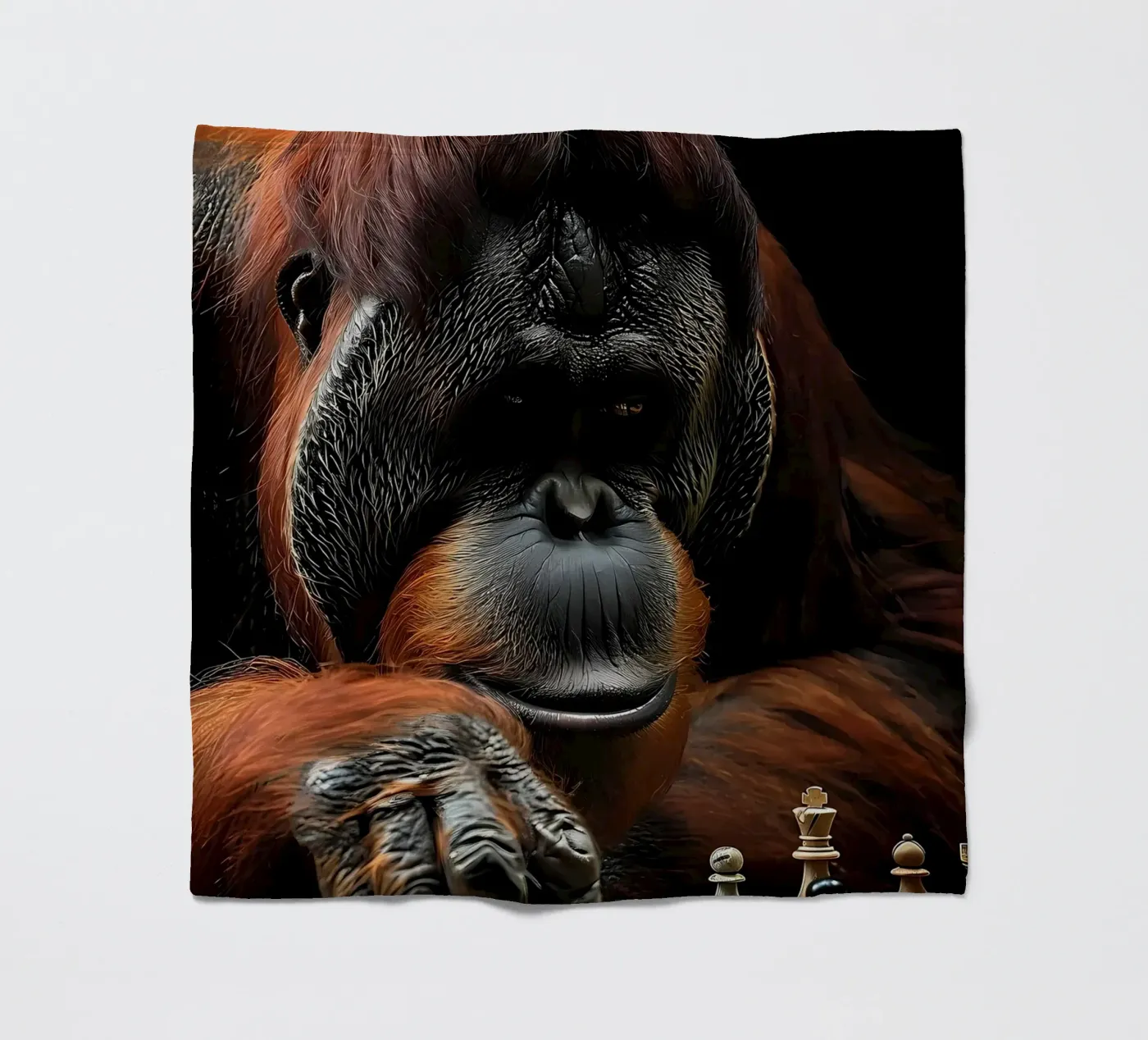 Checkmate fleece blanket by Stylianos