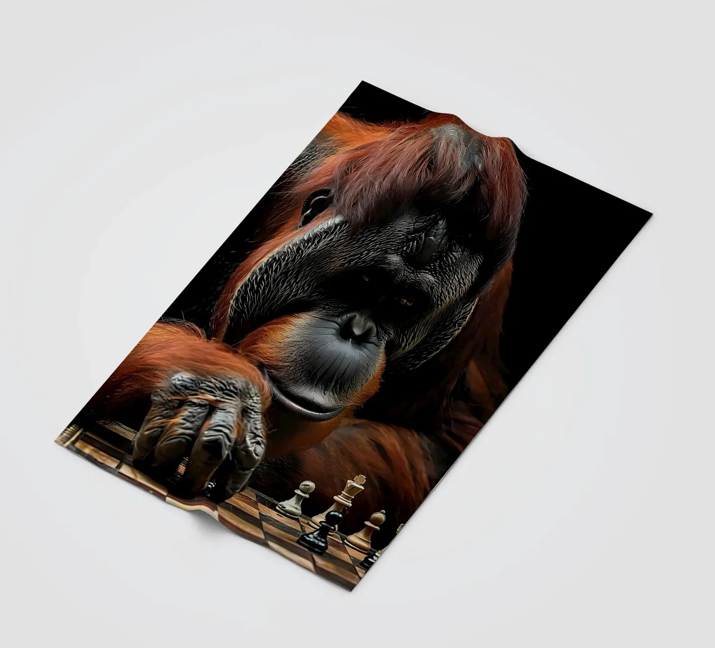 Checkmate fleece blanket by Stylianos