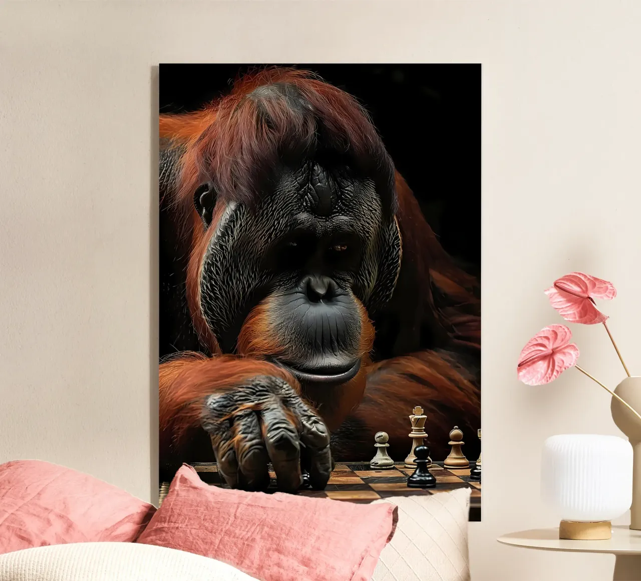 Checkmate acrylic glass by Stylianos