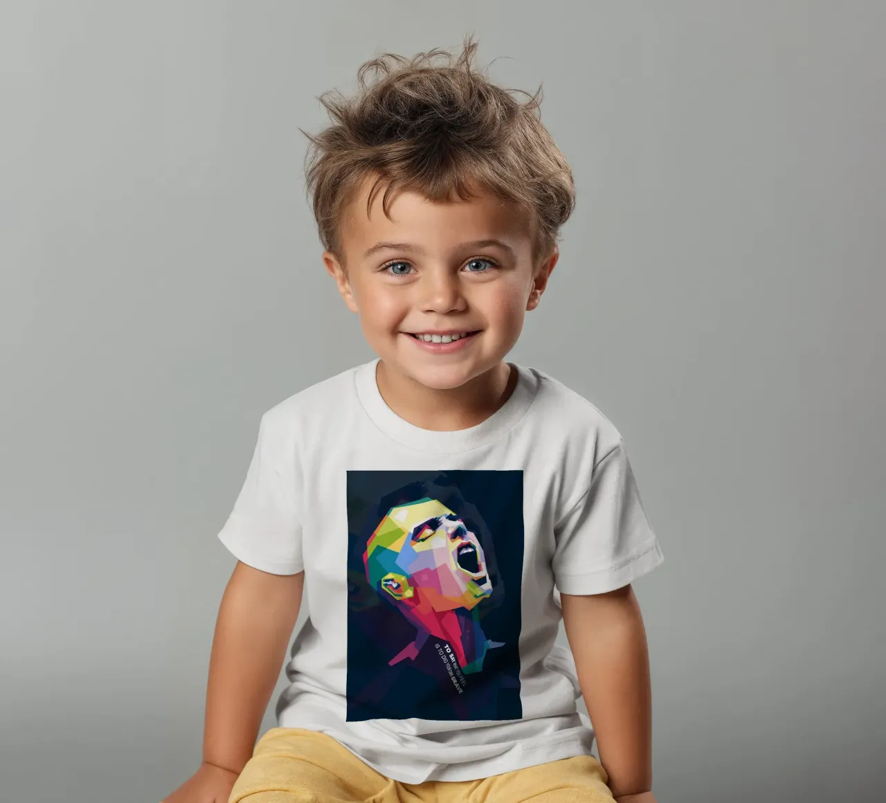 Sinead O' Connor in stile WPAP t-shirt bambini da Alkahfsmart
