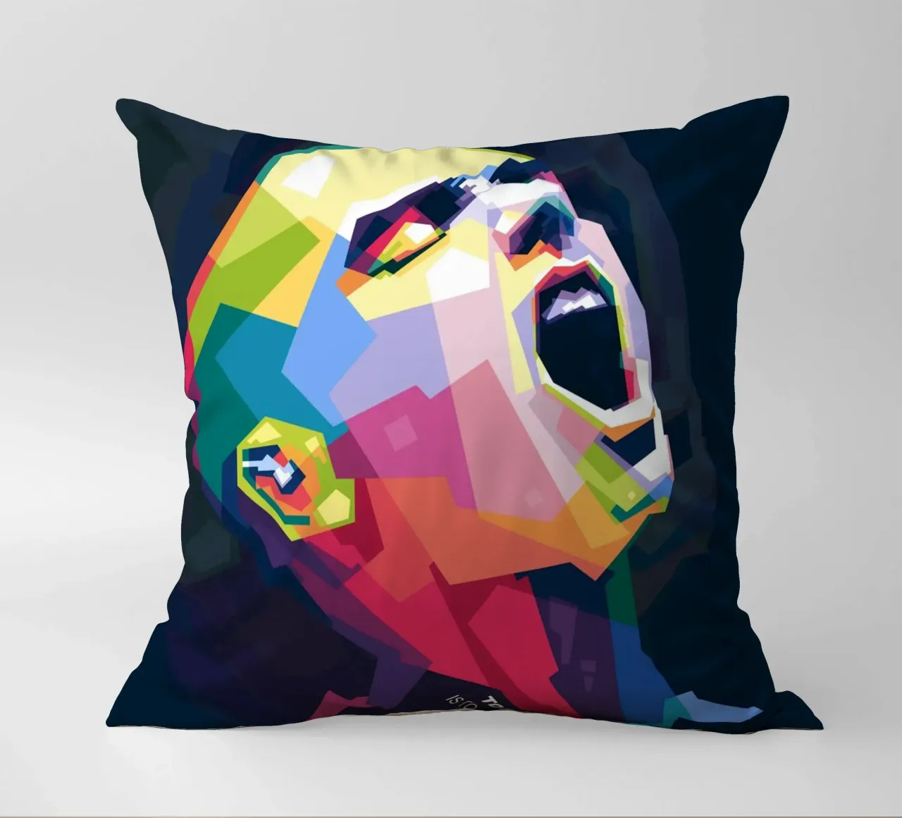 Sinead O' Connor in stile WPAP cuscino da Alkahfsmart