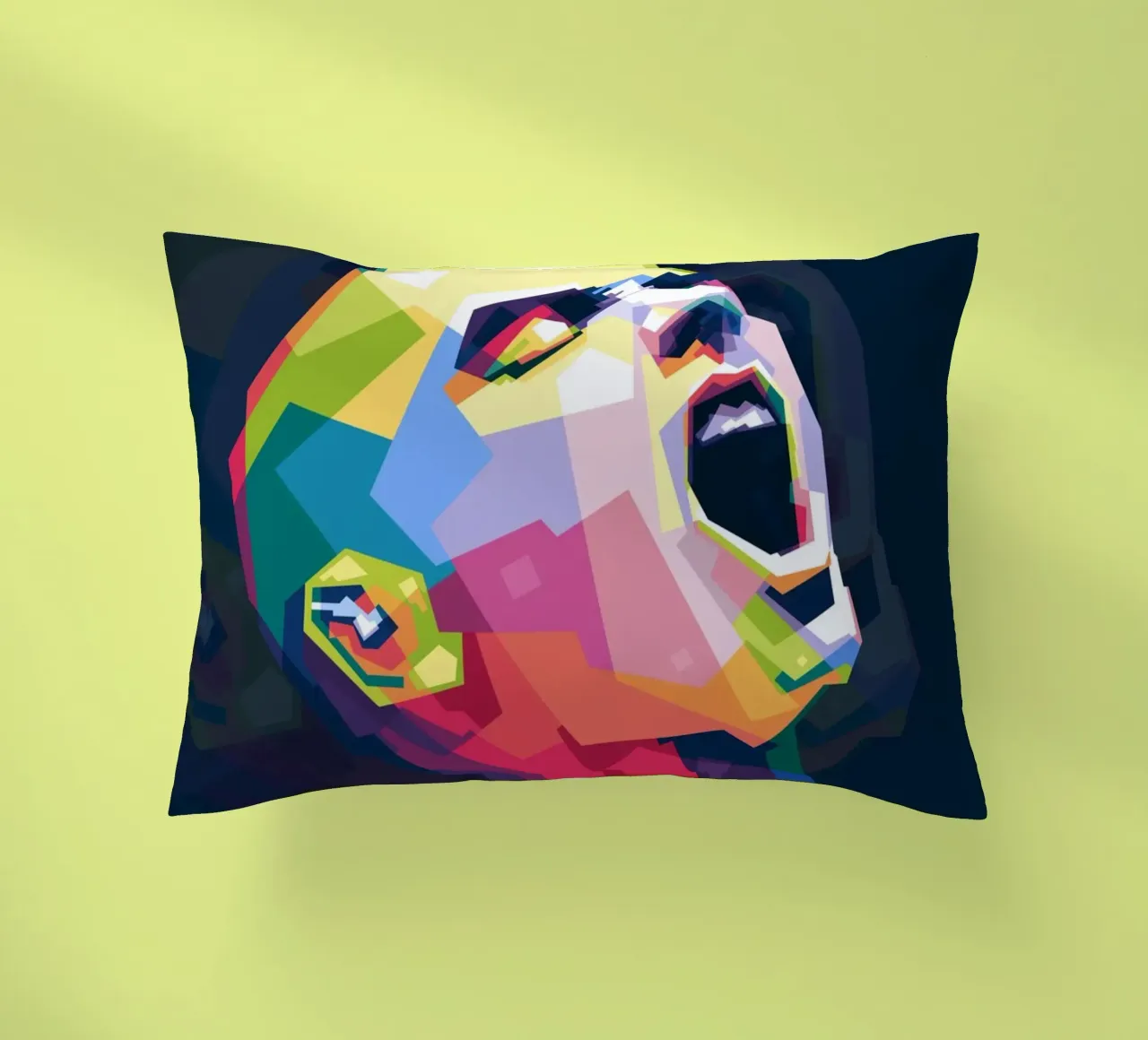 Sinead O' Connor in stile WPAP cuscino da Alkahfsmart