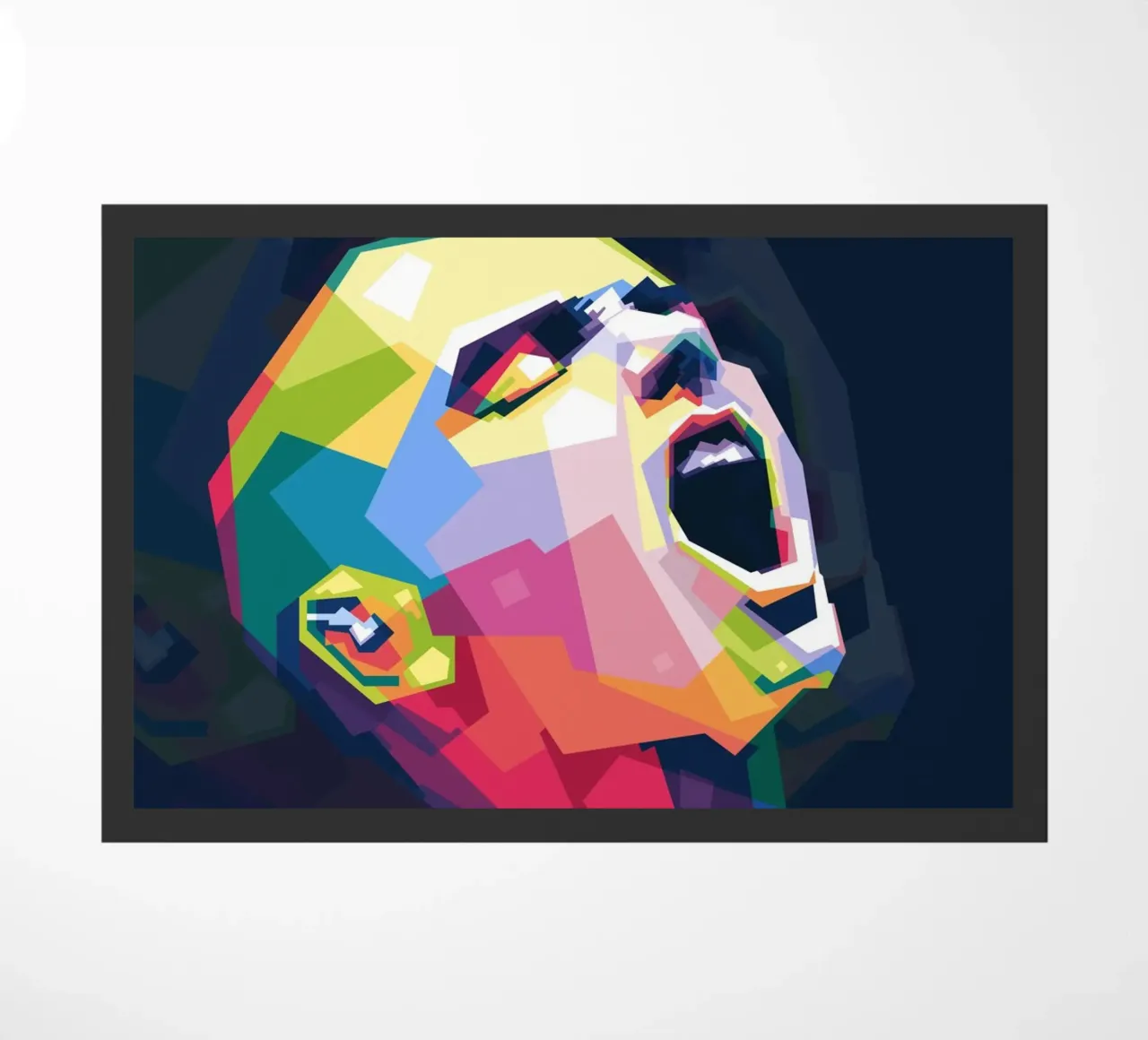 Sinead O' Connor in stile WPAP zerbino da Alkahfsmart