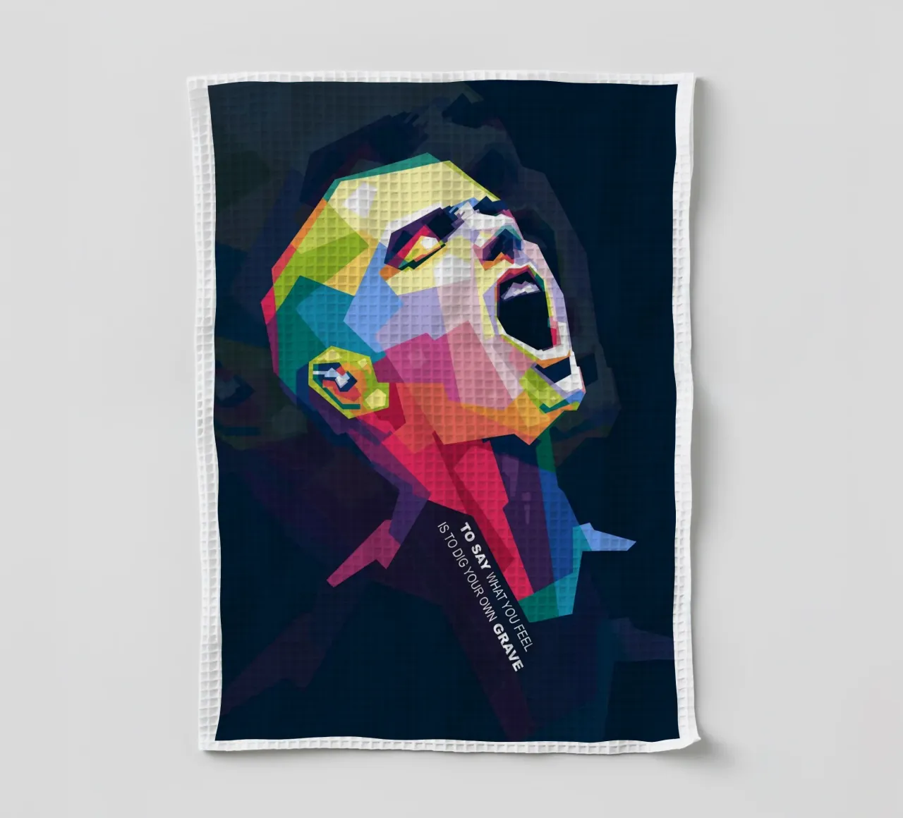Sinead O' Connor dans le style WPAP torchon de Alkahfsmart