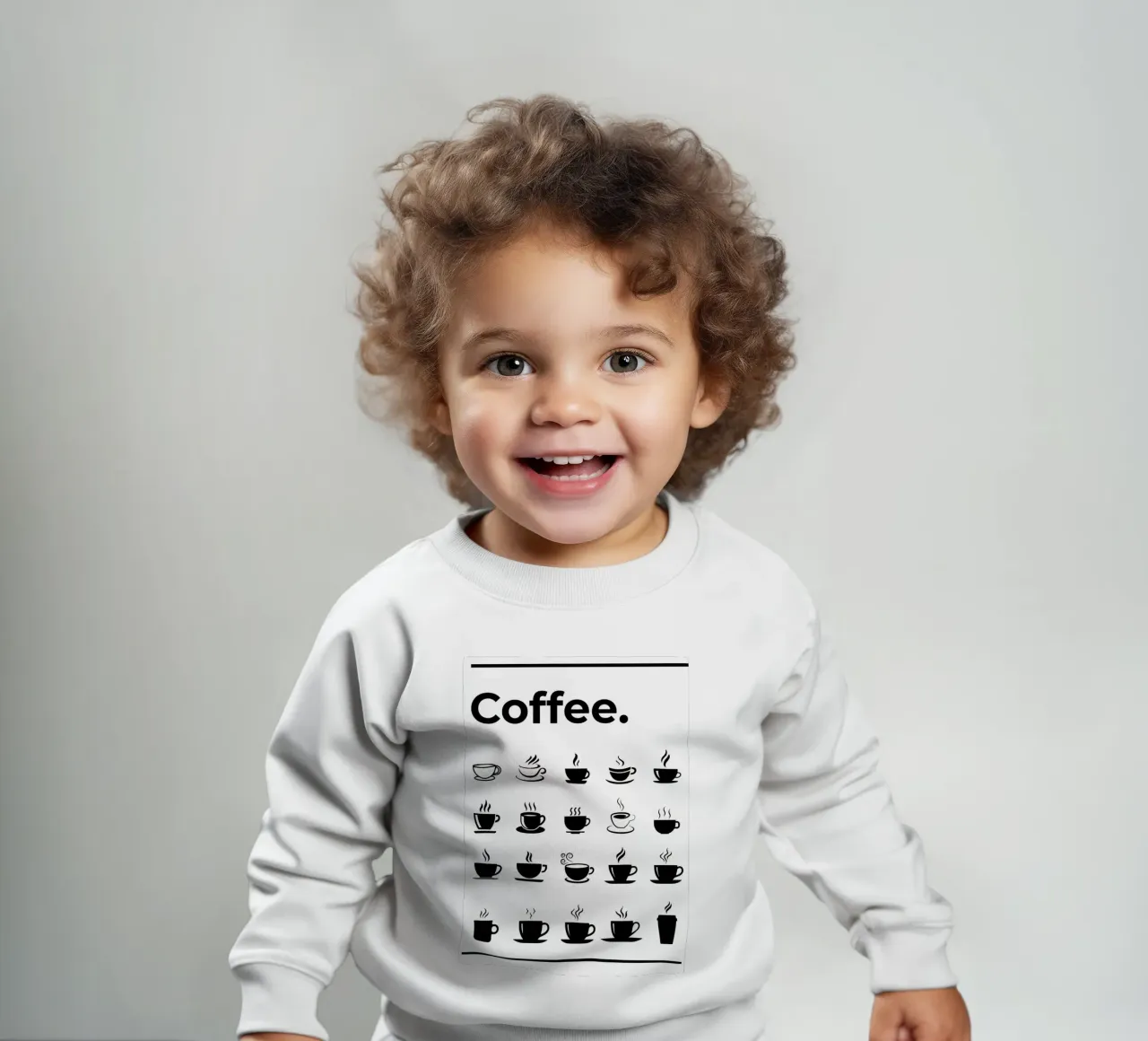 Il grafico della guida definitiva al caffè felpa neonato da Eames