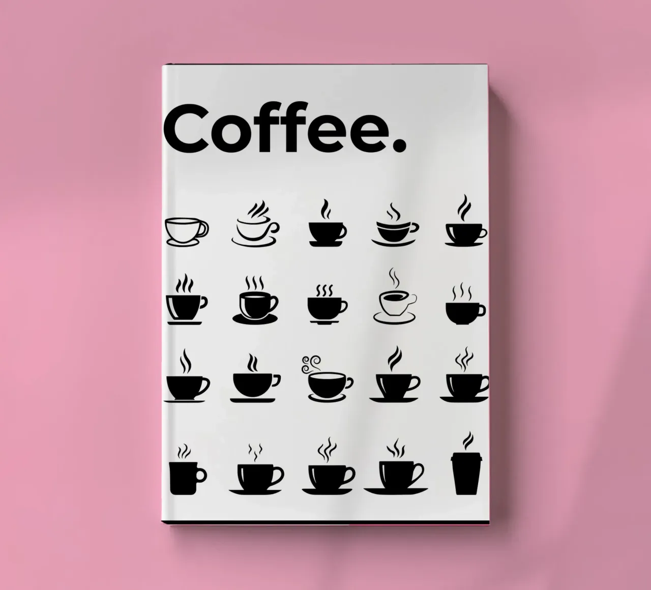 The Ultimate Coffee Guide Chart notebook by Eames
