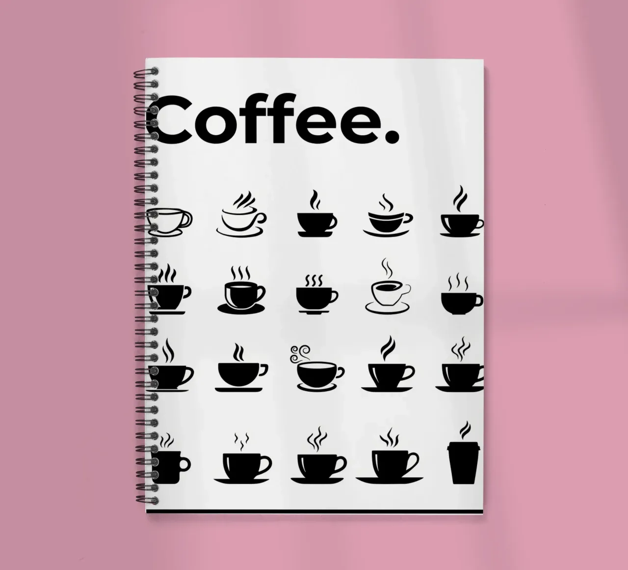 The Ultimate Coffee Guide Chart spiral notebook by Eames