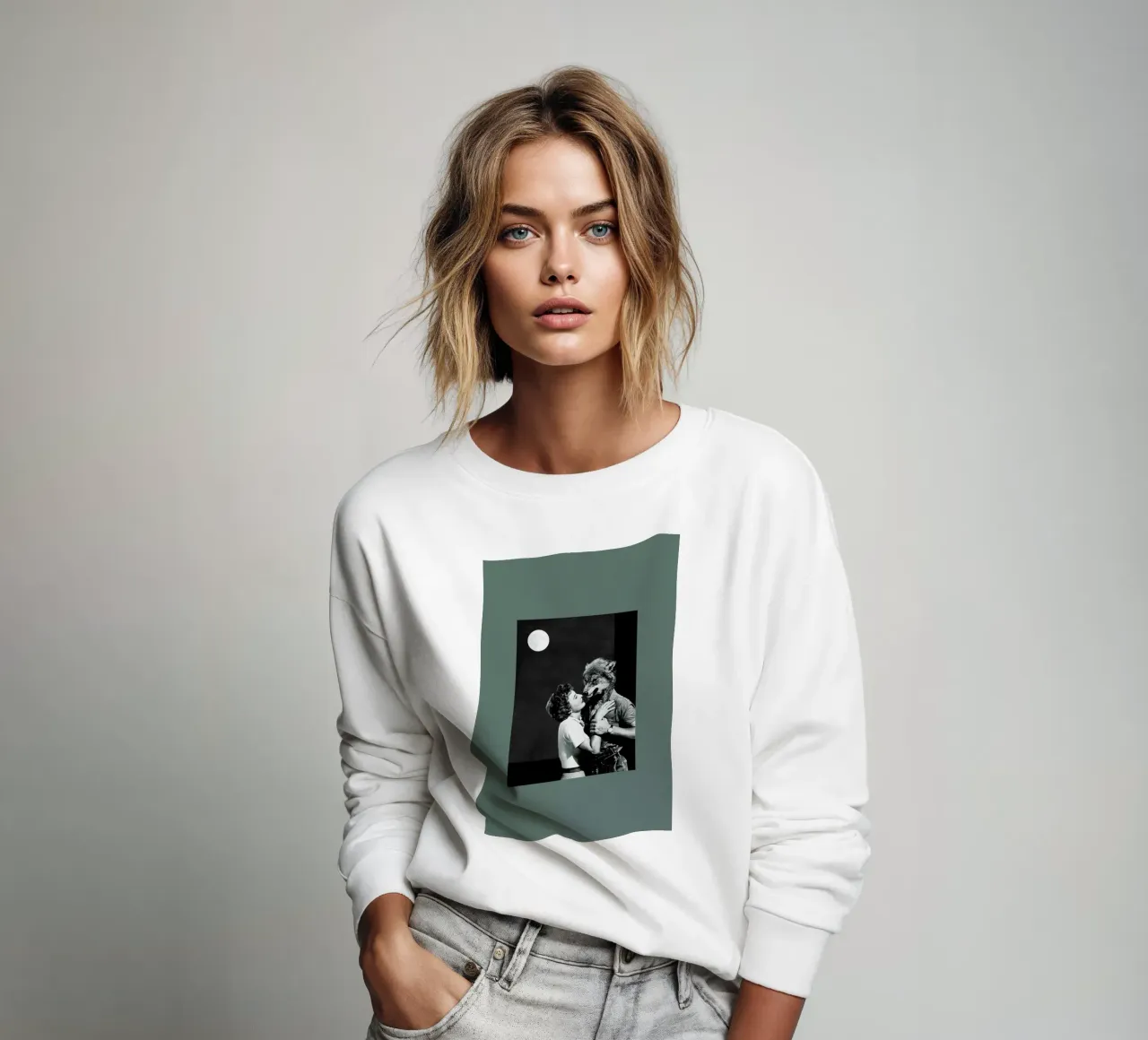 You Dont Look the Same as When I Was Dreaming sweatshirt by Maarten Léon