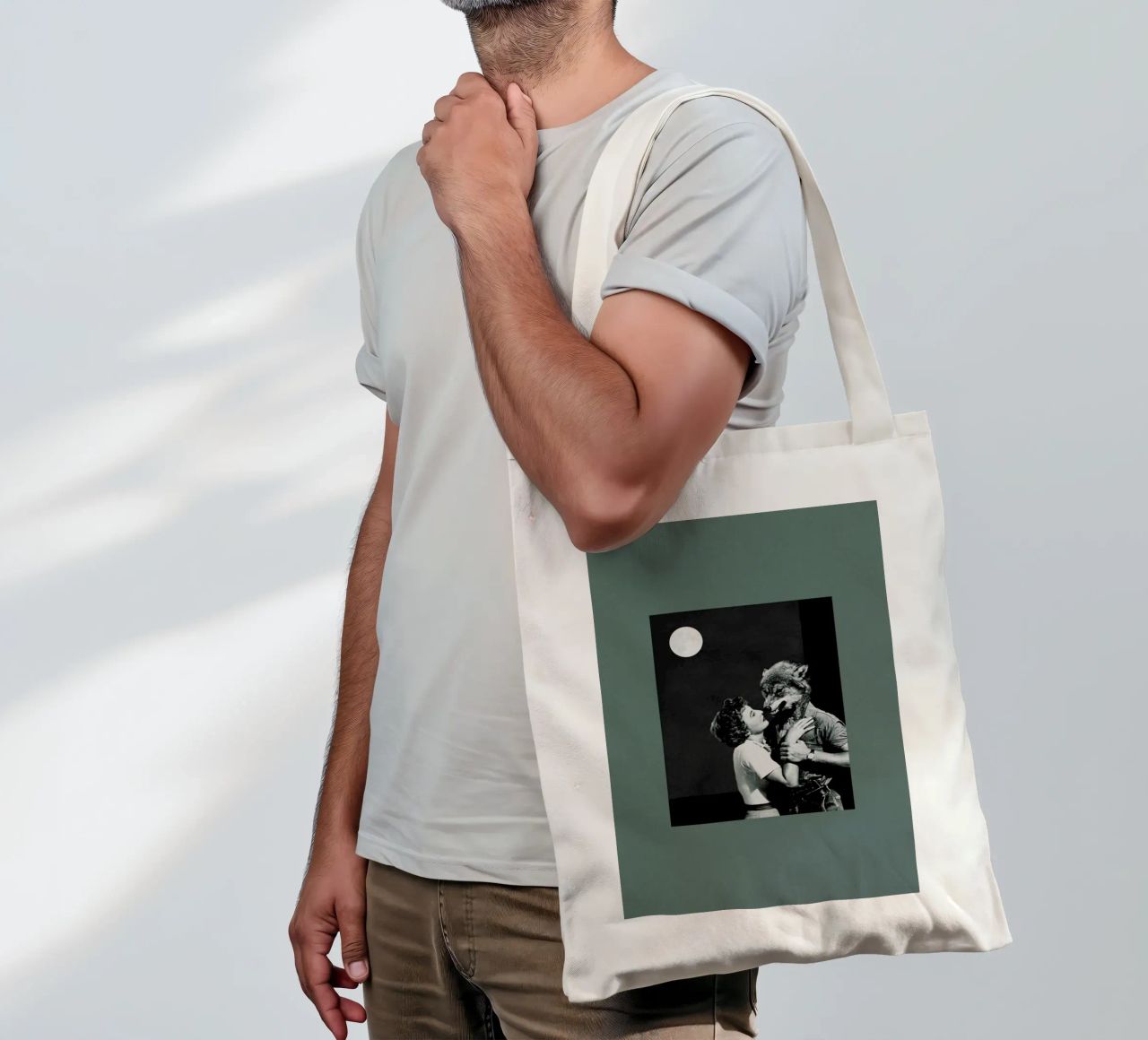You Dont Look the Same as When I Was Dreaming borsa in juta da Maarten Léon