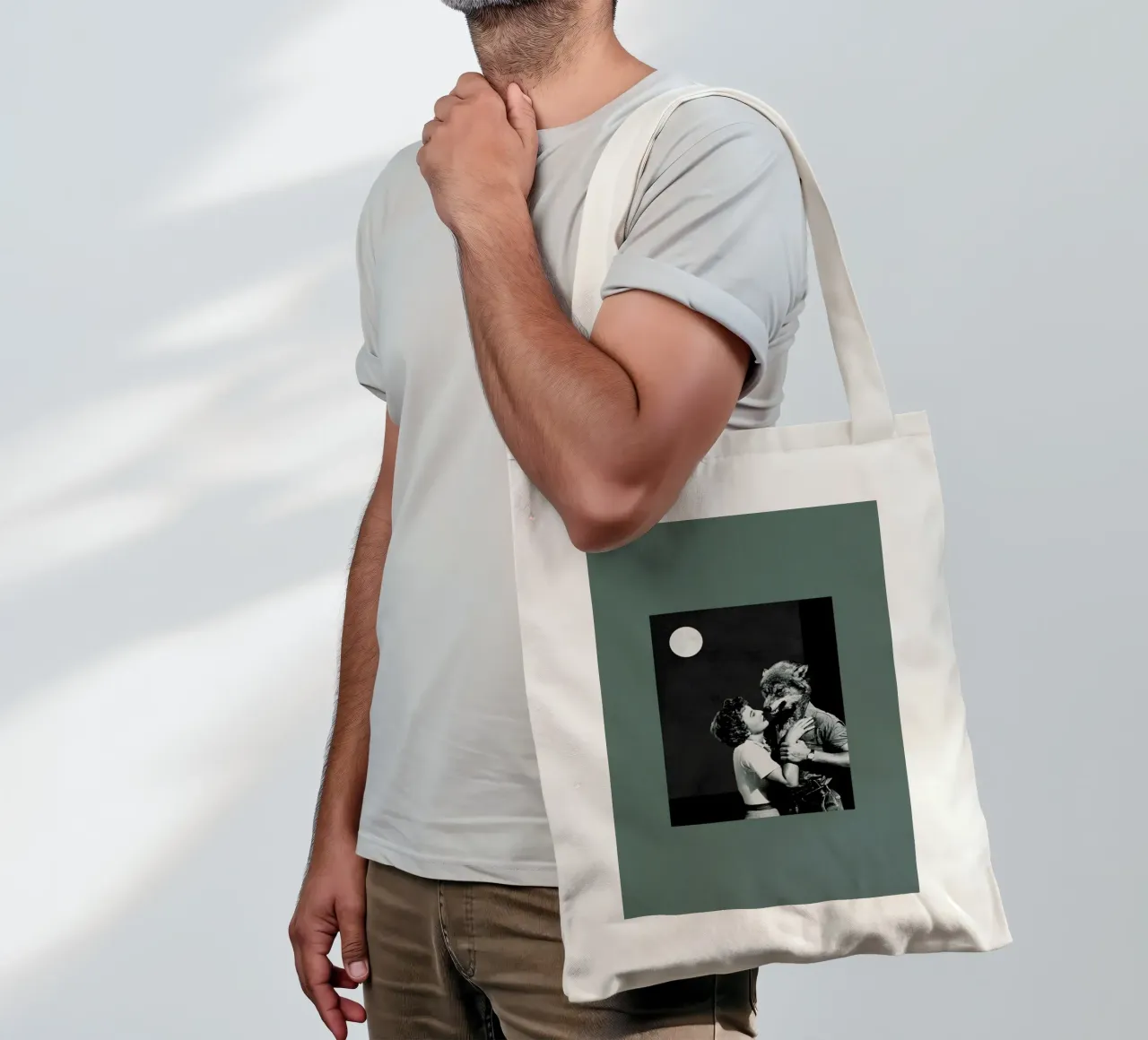You Dont Look the Same as When I Was Dreaming borsa in juta da Maarten Léon