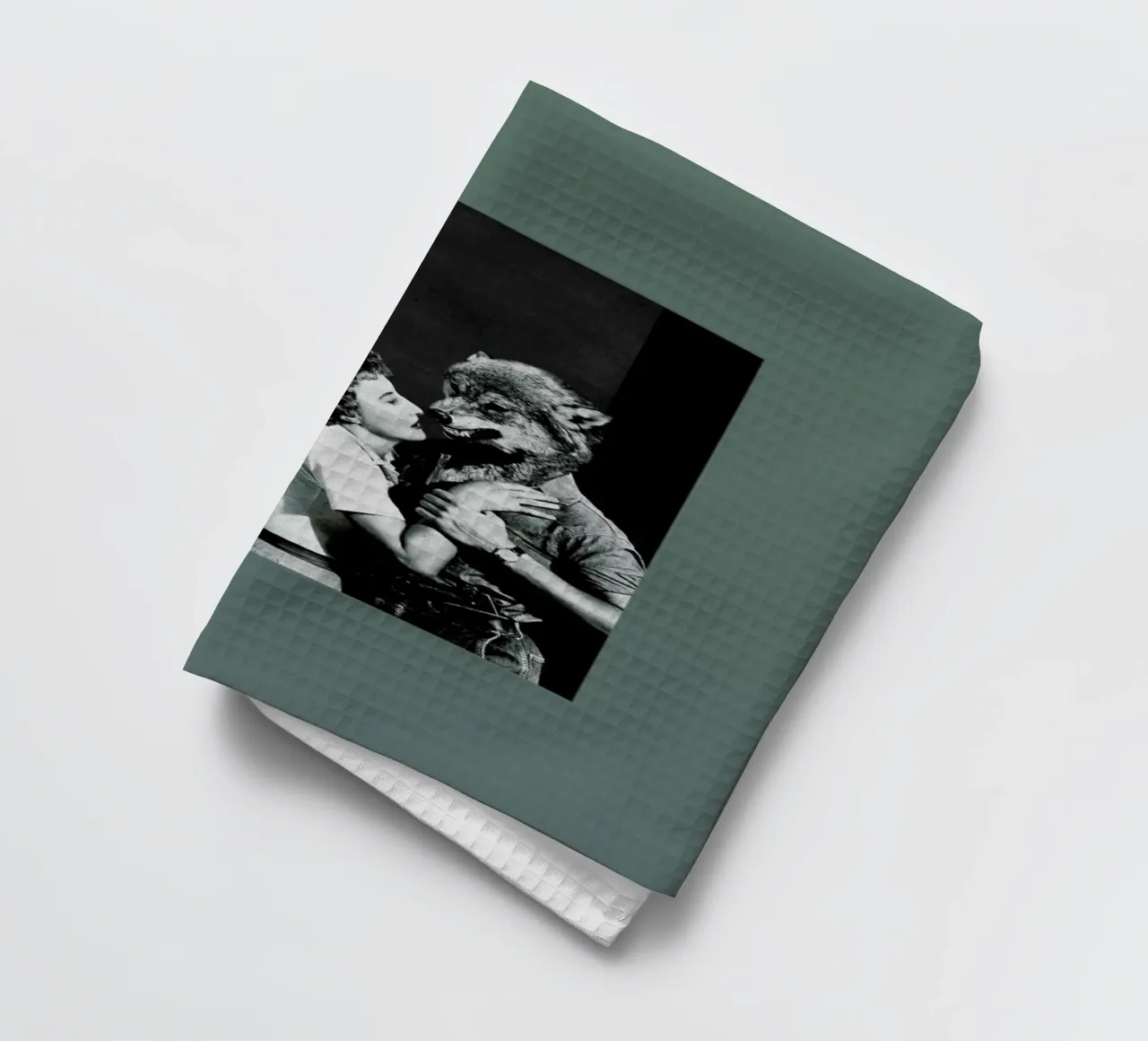 You Dont Look the Same as When I Was Dreaming tea towel by Maarten Léon