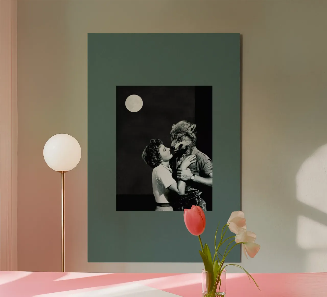 You Dont Look the Same as When I Was Dreaming alluminio dibond da Maarten Léon