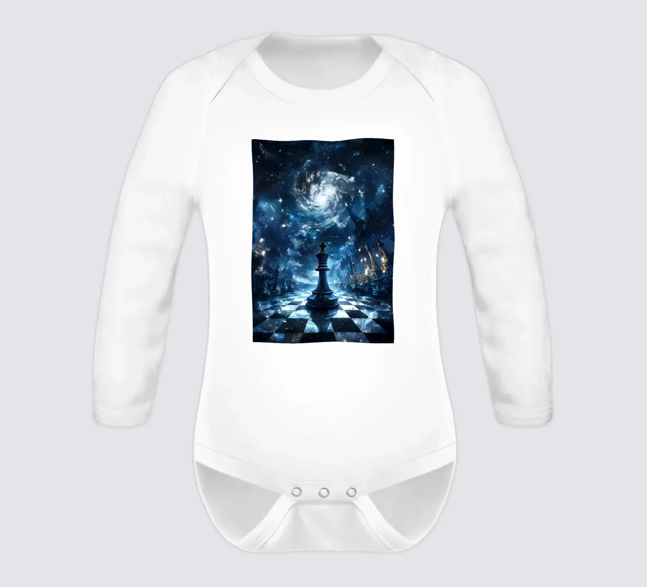 Schach König Lustig Inspirierend Langarm Babybody von Stylianos