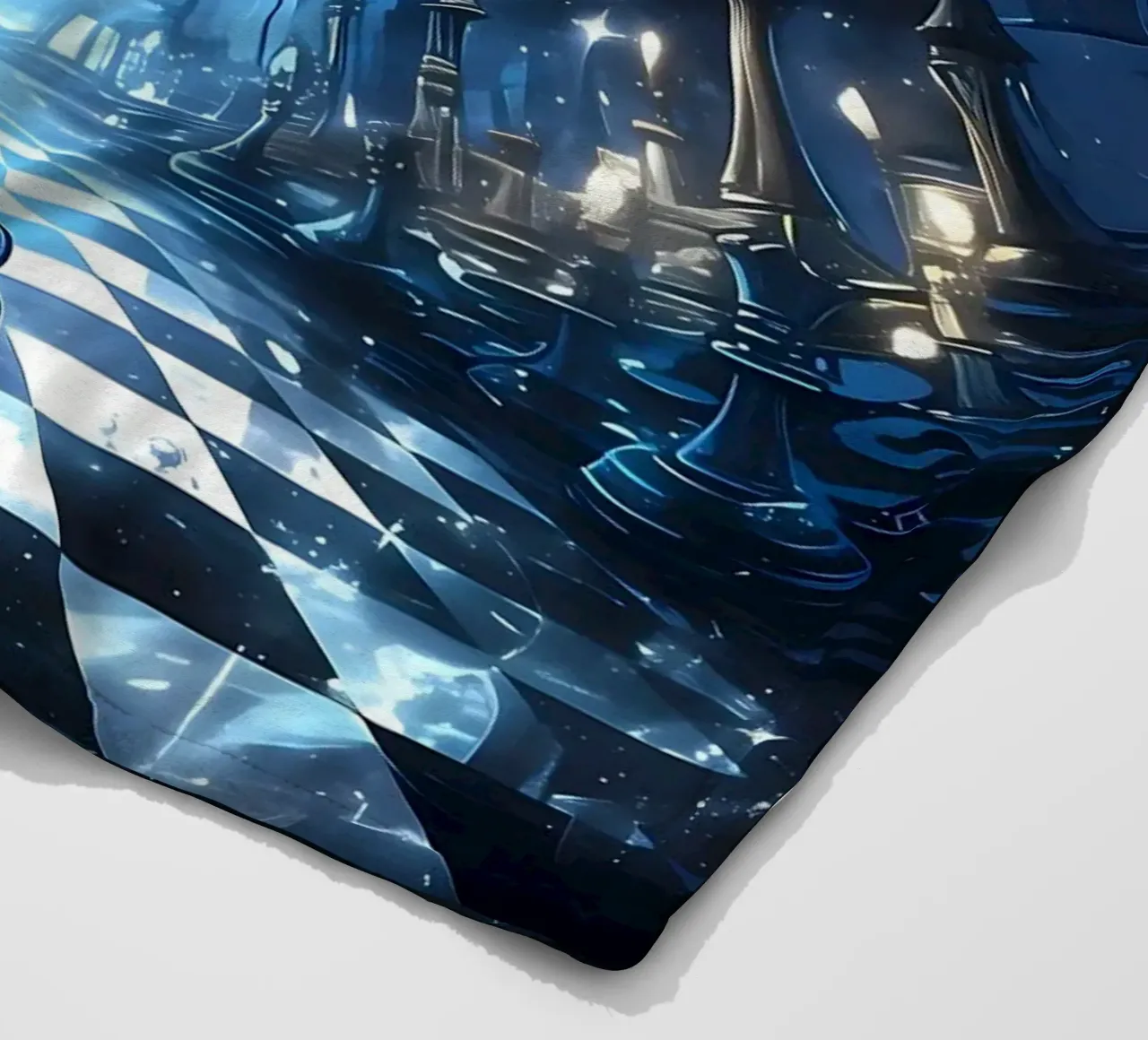 Chess King Funny Inspirational fleece blanket by Stylianos