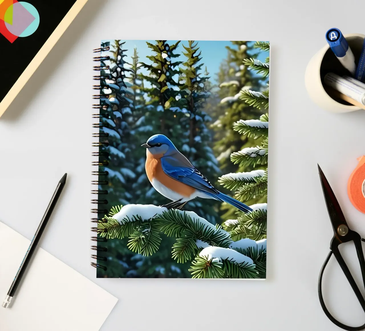 Minimalist Poster 1 spiral notebook by Kadynce