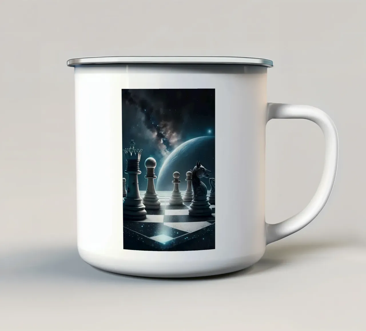 LA MENTALITÀ È TUTTO tazza in smalto da Stylianos