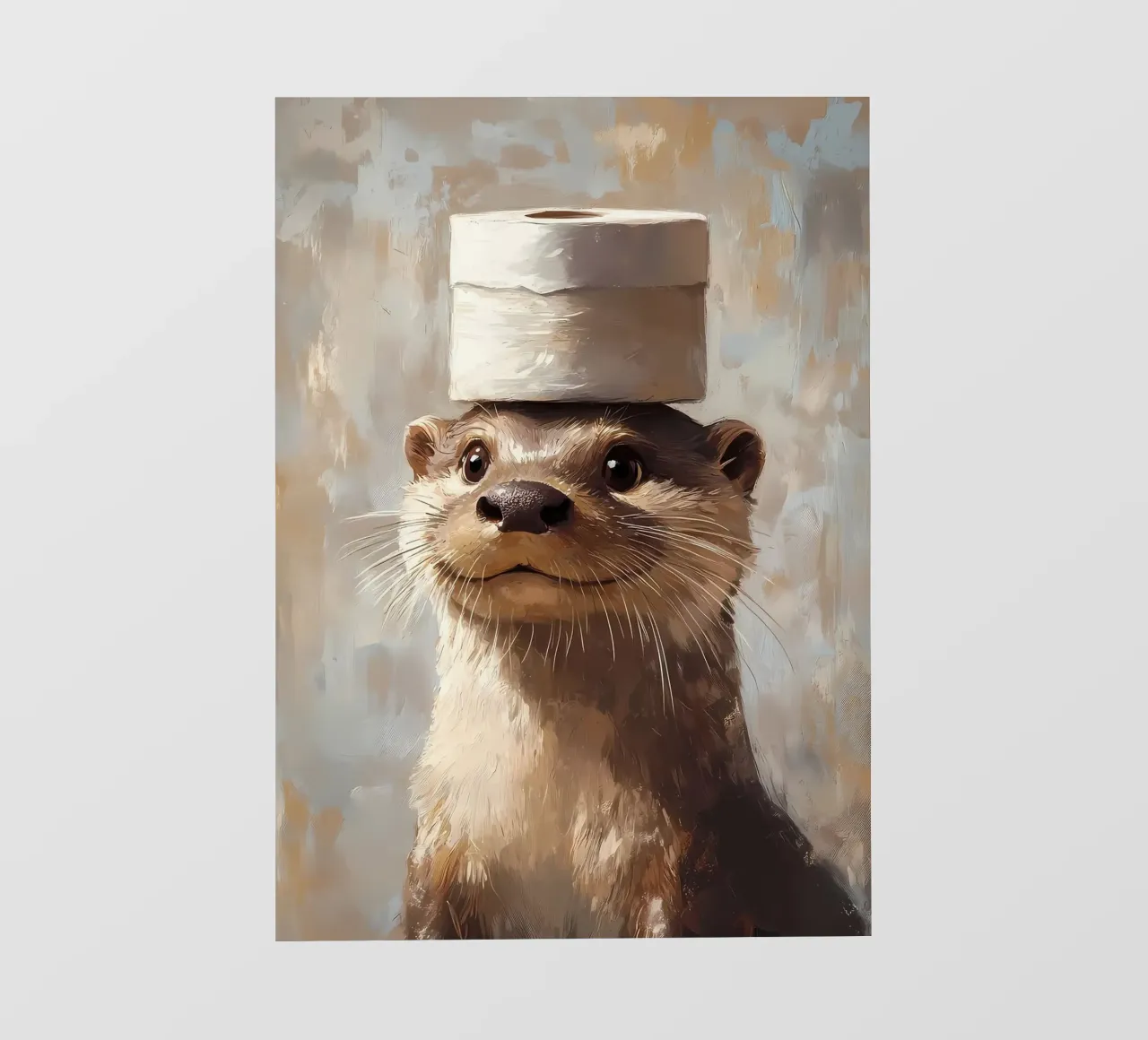 Otter met wc-hoed pvc-zeil van Ginnery